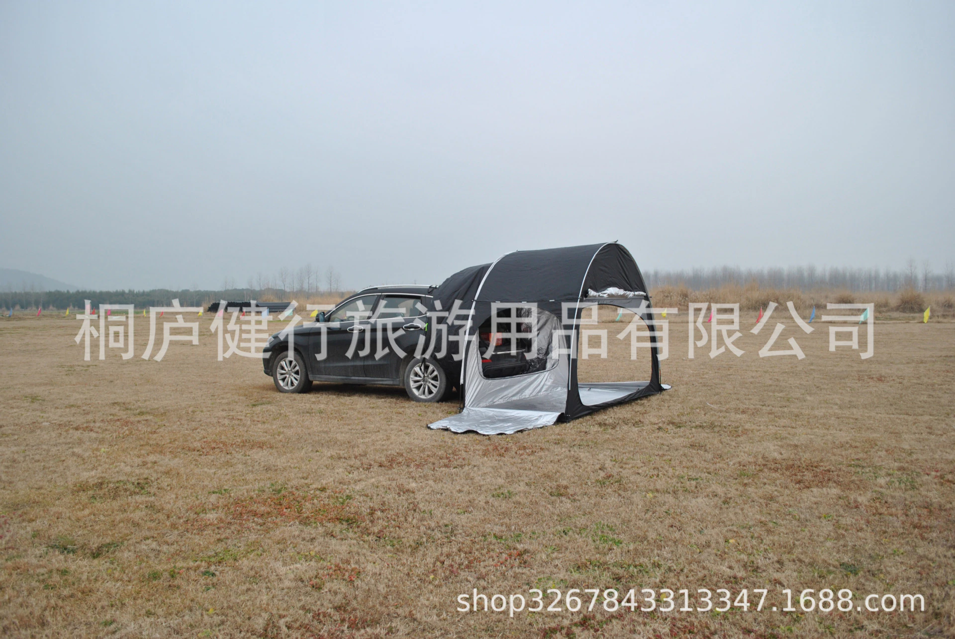 Cheap Goat Tents Outdoor Car Trunk Tent Sunshade Rainproof Tailgate Shade Awning Tent For SUV Car Self Driving Tour Barbecue Camping Tool   